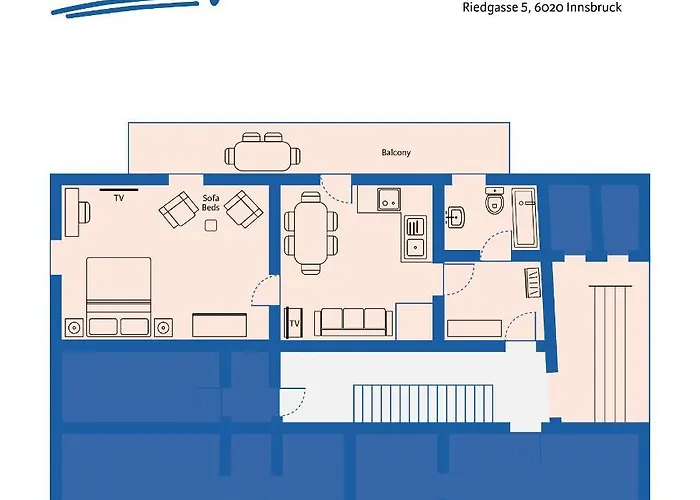 公寓 Absteige Innsbruck- Zentrale Ferienapartments 因斯布鲁克